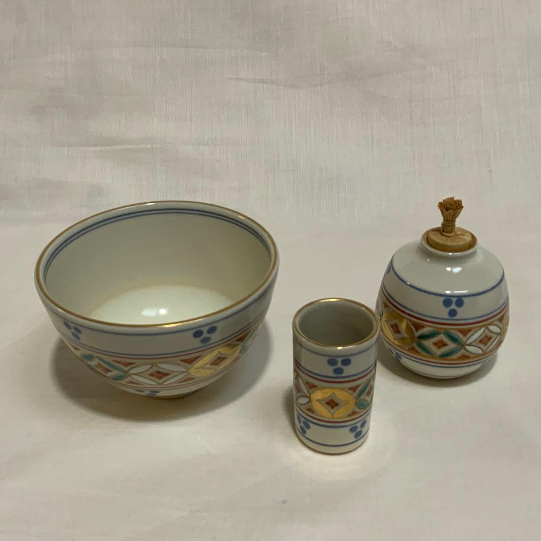 茶道具　漆塗り茶箱と茶器のセット　未使用