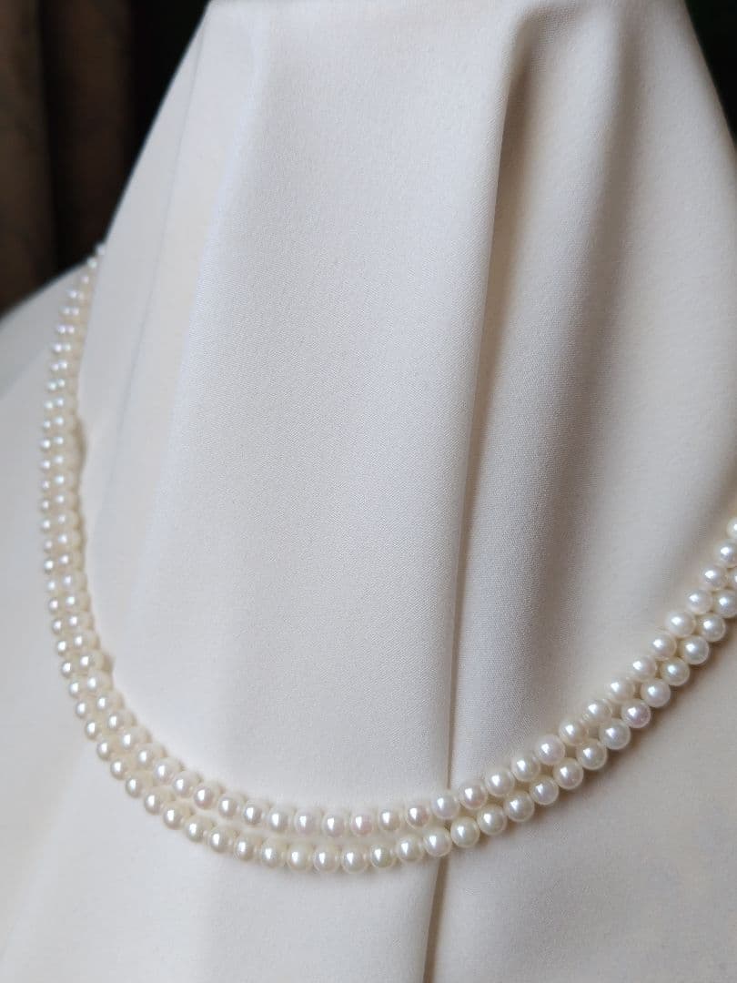 アコヤ真珠ベビーパール　ロングネックレス