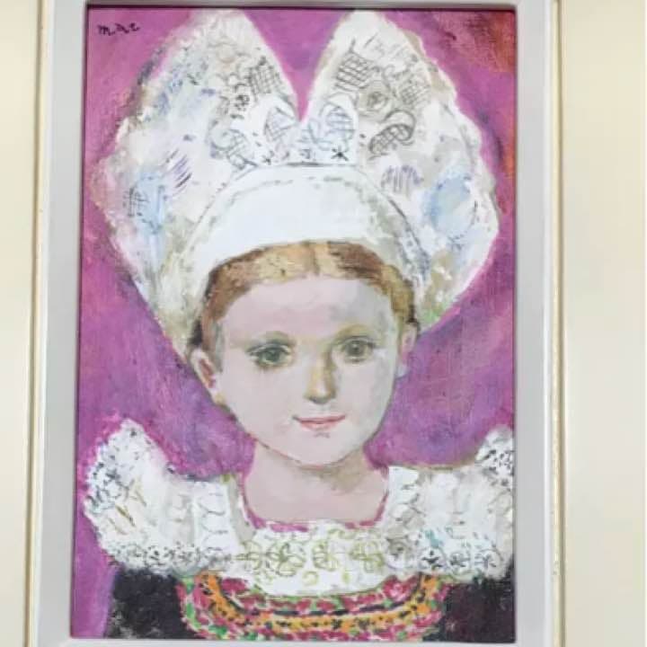 フランス 少女 人物画