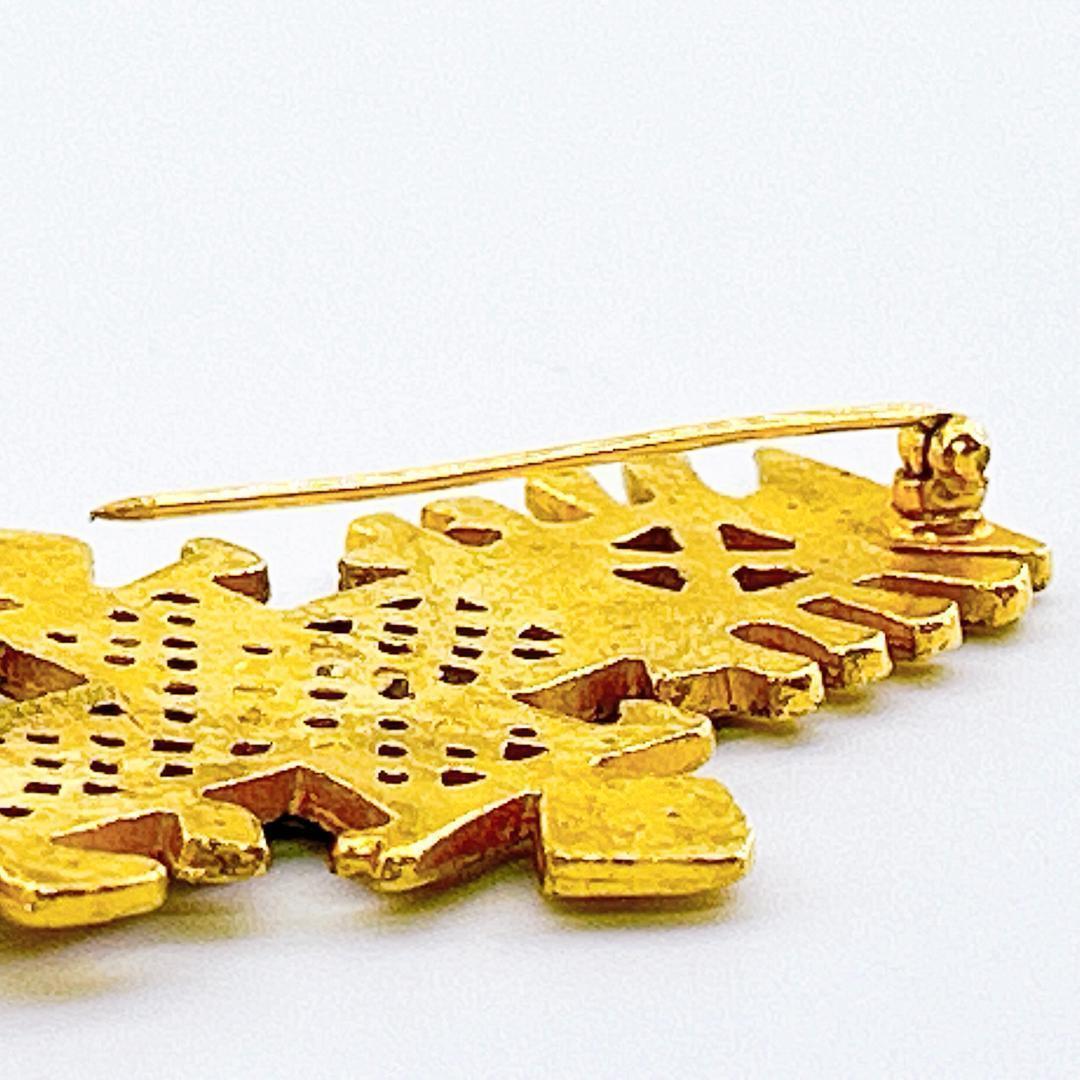 【鑑定済み！】シャネル ブローチ ヴィンテージ 94P ゴールド ココマーク