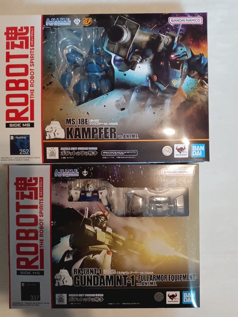 ROBOT魂 ケンプファー＆RX-78NT-1 ガンダムNT-1