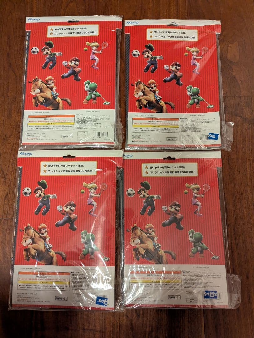 amiiboカードアルバム マリオスポーツスーパースターズ　新品未開封　4冊