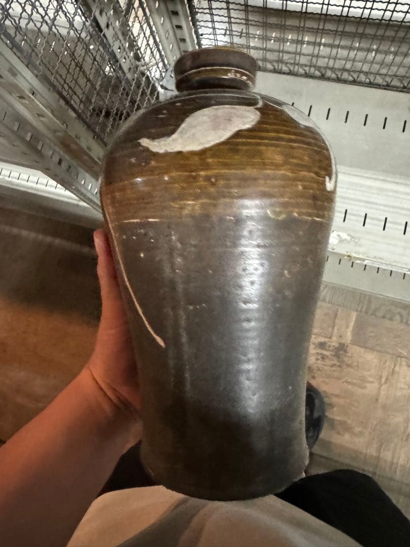 ‼️ダルマになりました‼️リサイクルFORT‼️唐物買取6/7⑧‼️中国の黒釉花瓶