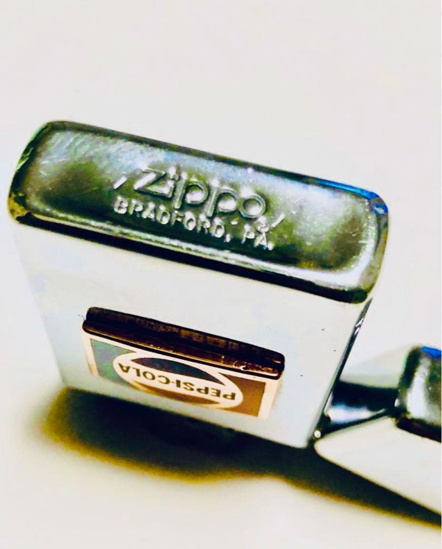 ペプシ・コーラ1980年＊エナメル七宝＊ビンテージ.スリム.zippo®︎