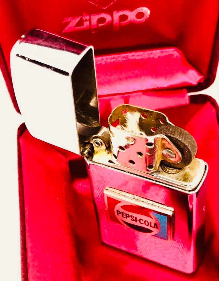 ペプシ・コーラ1980年＊エナメル七宝＊ビンテージ.スリム.zippo®︎