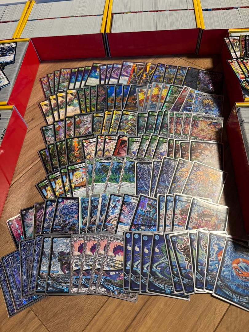 壁*様 約1万枚　デュエルマスターズ 引退品　デッキ　青魔道具　5cザーディクリ
