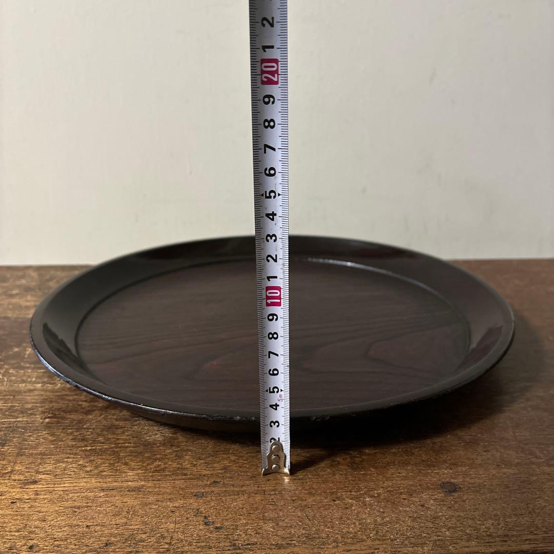 木地盆　丸盆　栗盆　くり抜き盆　骨董　アンティーク　 茶懐石　古美術　酒器　李朝