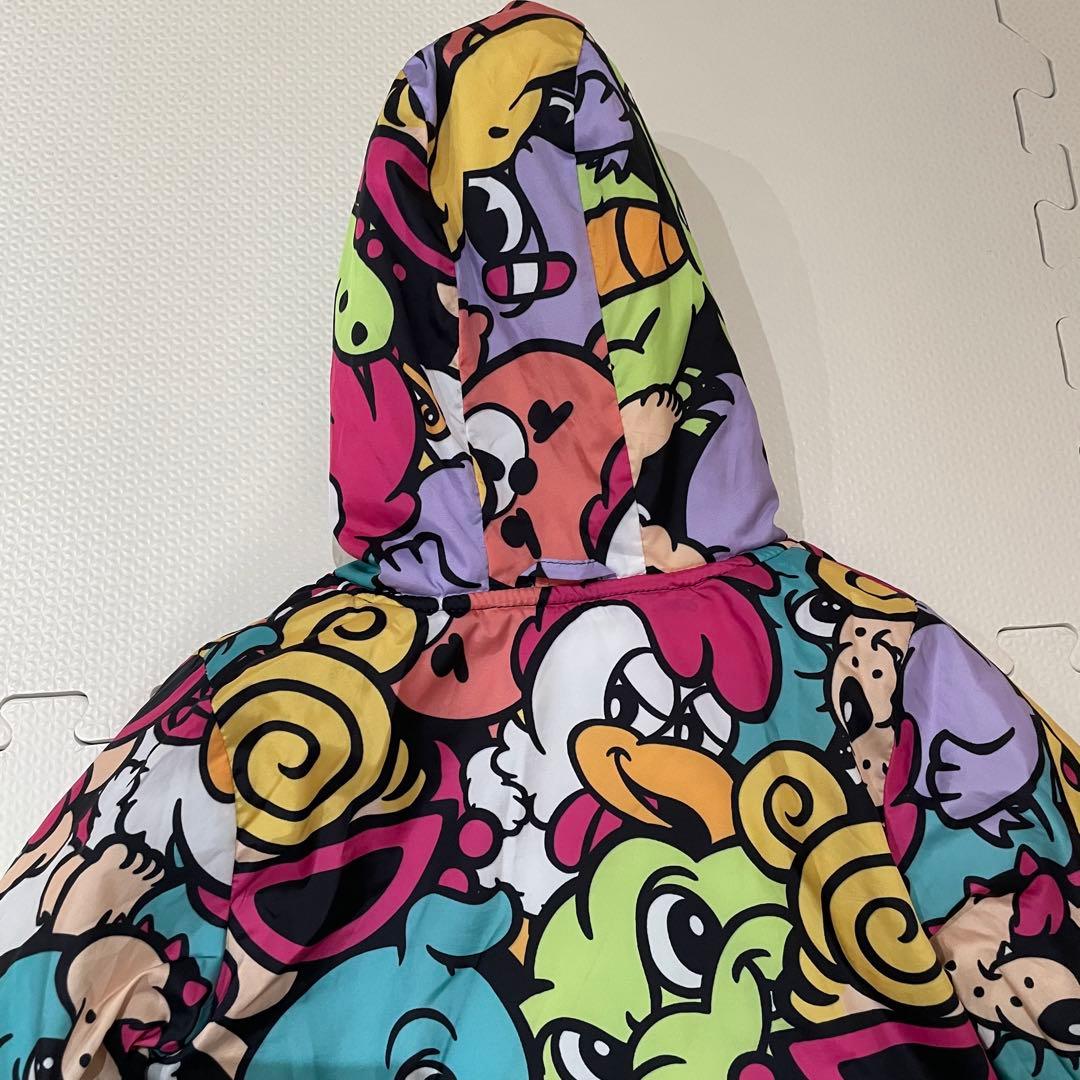 美品　ヒスミニ リバーシブル アウター90