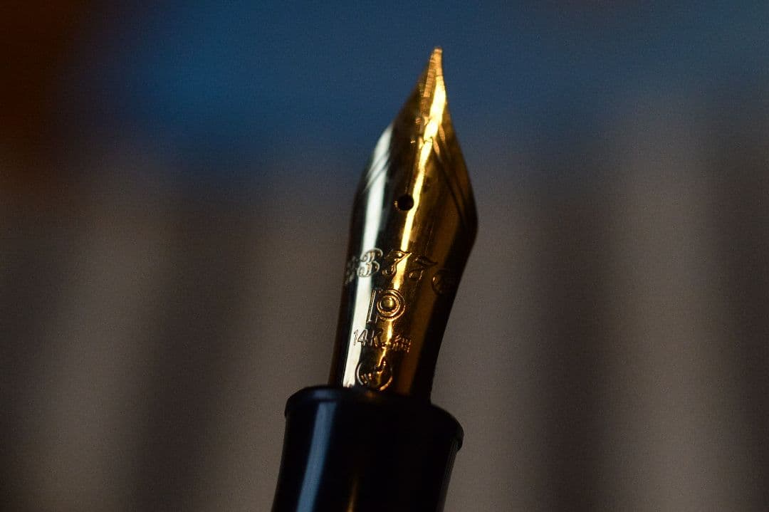 プラチナ万年筆#3776ギャザード 細字