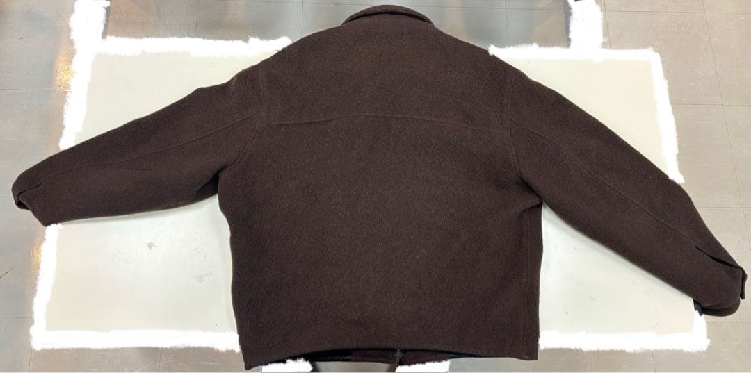 agnes b.フランス製 ウールスポーツジャケット ririジップ