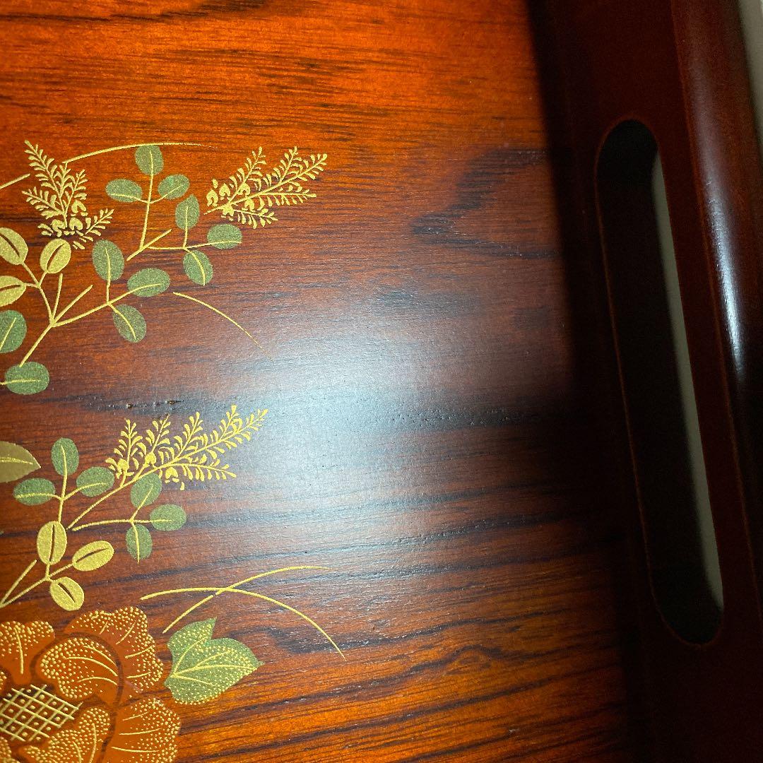 会津塗　長手盆セット