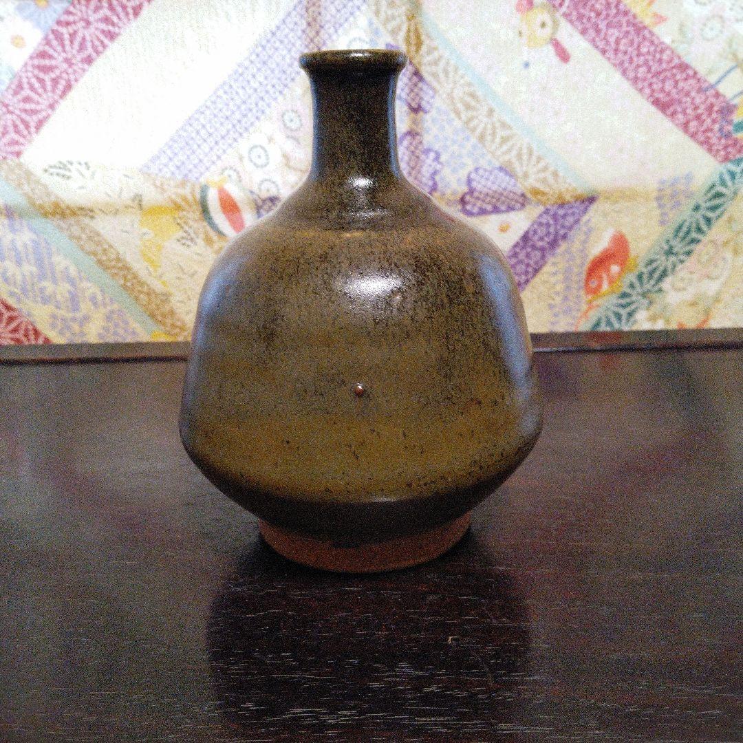 NO407 堤焼き　徳利　壺　時代物