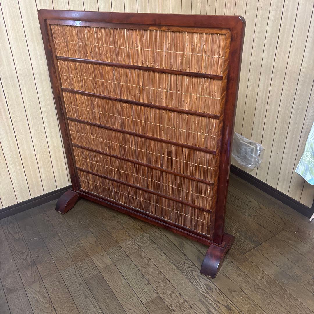 最終値下げ❗️伝統工芸品 間仕切り 家具 衝立 天然木 パーテーション よしず