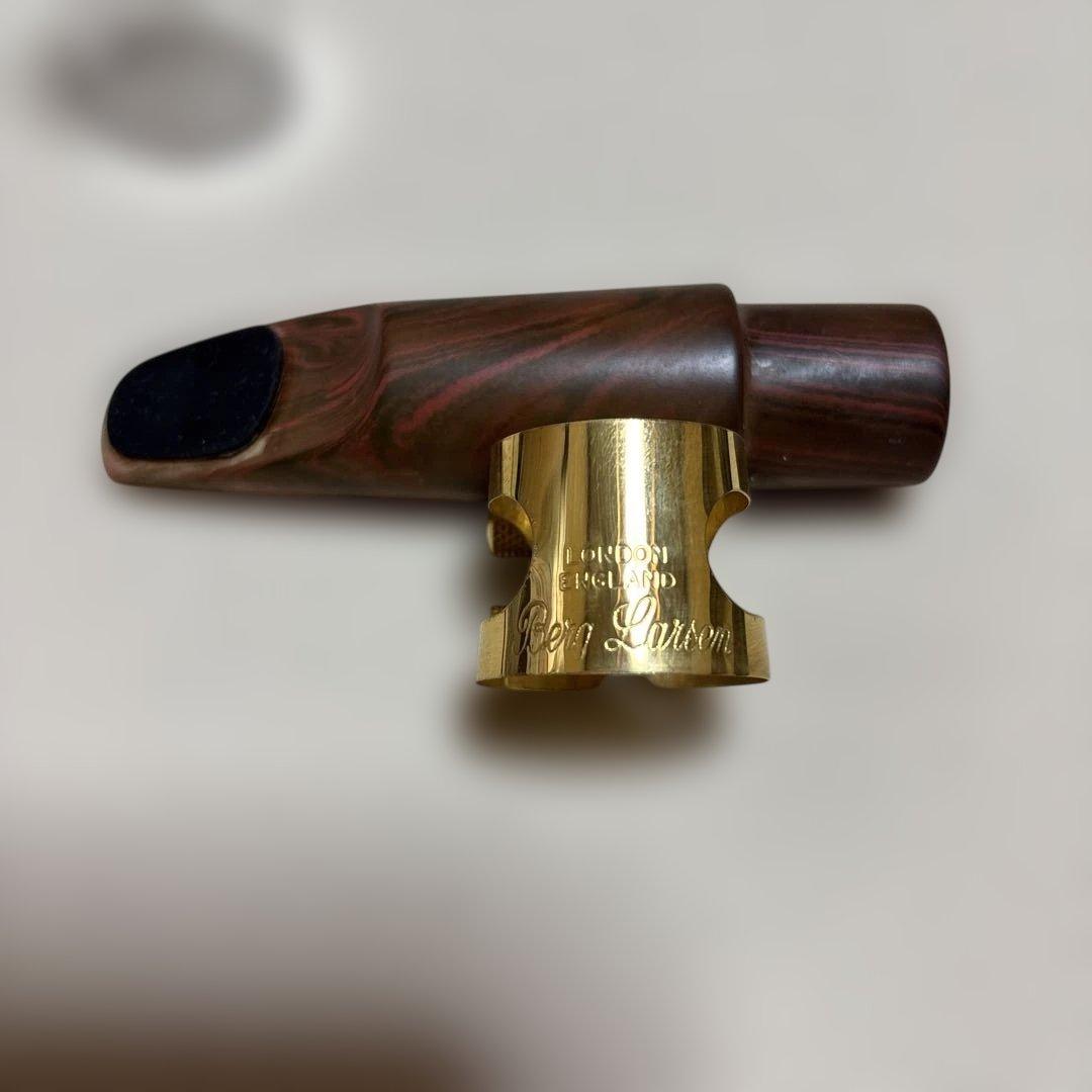 Berg Larsen テナー・サックス用マウスピース　リガチャー・キャップ付き