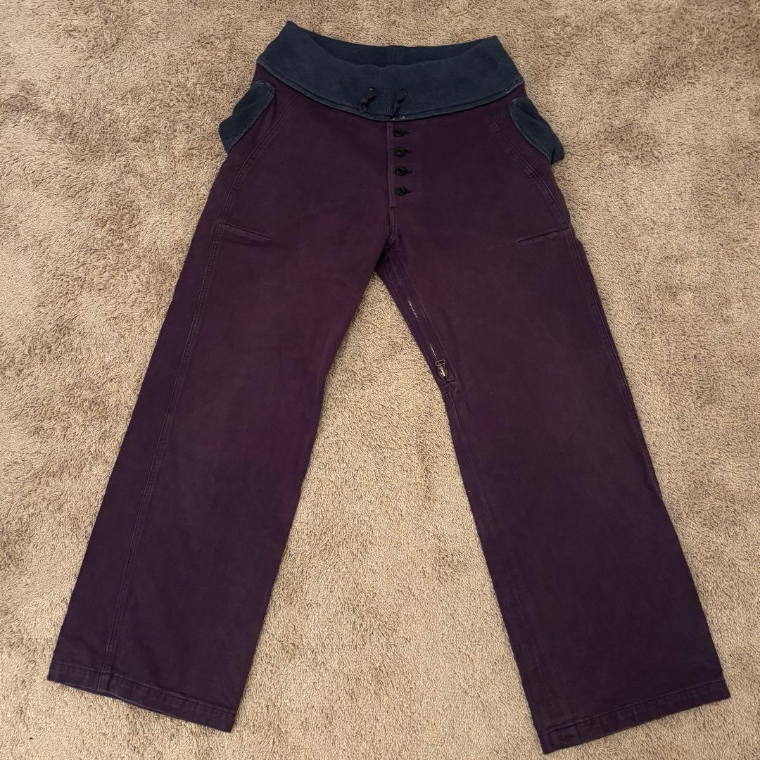 希少 KAPITAL キャピタル ヌーベルパンツ パープル M