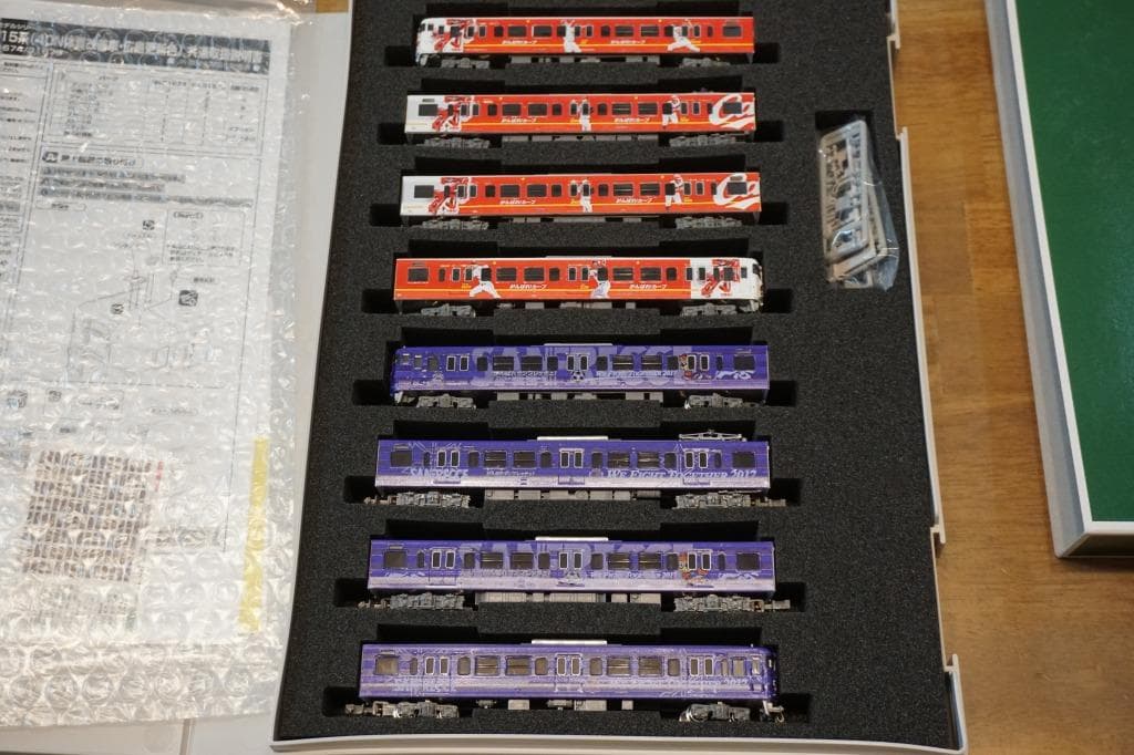 GM　115系　カープ応援2017年仕様＋サンフェ2017年仕様　計８両編成