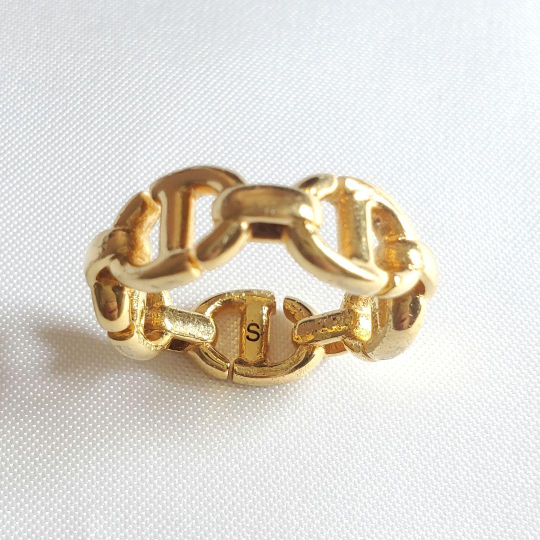 本日限定セール❕DIOR【箱・袋・紙袋・チャーム付】 CD Navyリング10号