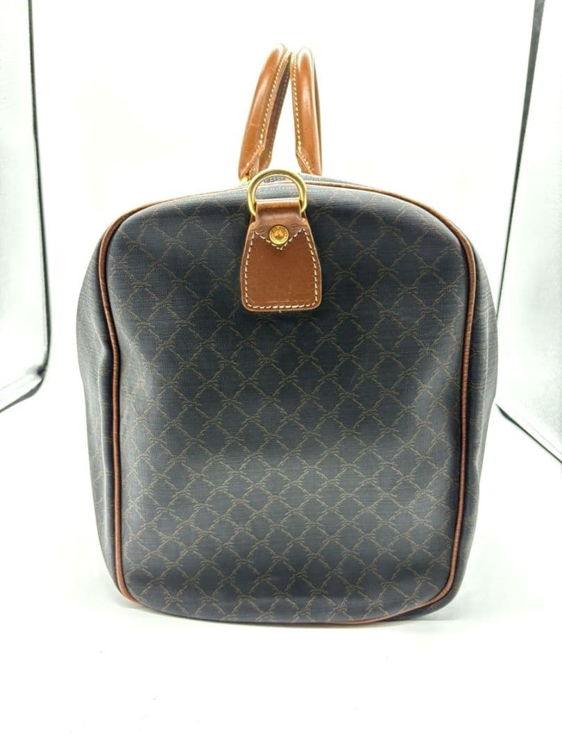 【美品】LONGCHAMP　ロンシャン　ボストンバッグ　トラベルバッグ　総柄