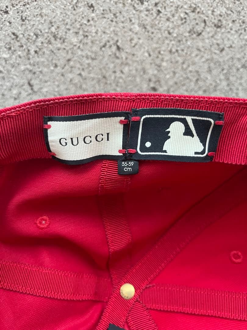 【POPEYE掲載】 GUCCI ニューヨーク・ヤンキース ロゴキャップ 激レア