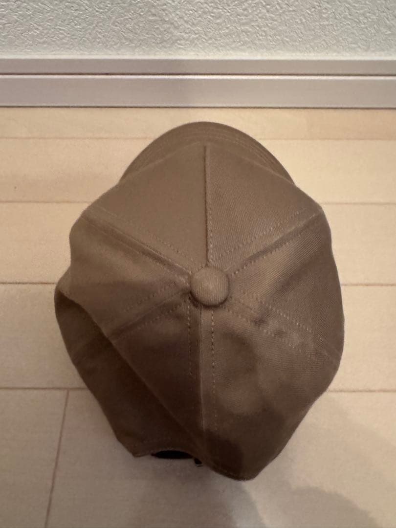 【残3日】SAINT LAURENT キャップ ベージュブラウン 57 サイズ