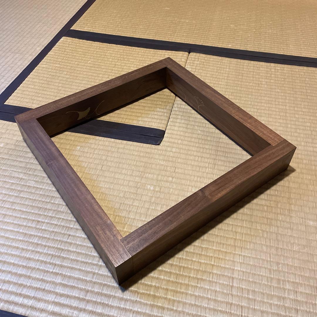 「淡々斎好」「銀杏蒔絵」『桑炉縁』日展作家【福田 慶造】の作品です。茶道具