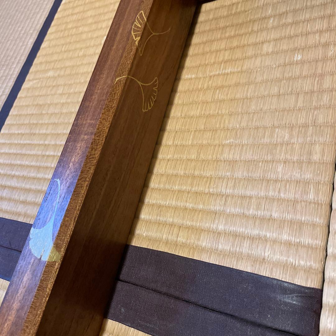 「淡々斎好」「銀杏蒔絵」『桑炉縁』日展作家【福田 慶造】の作品です。茶道具