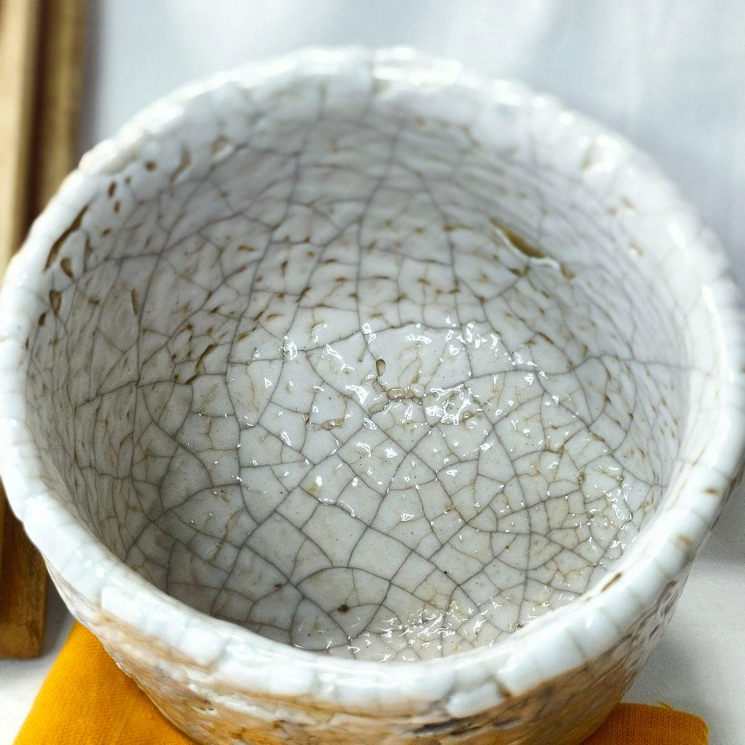 茶道具 絵志野 茶碗 松古窯 佐久間芳丘作 銘 花押あり 旧家蔵出し 共箱