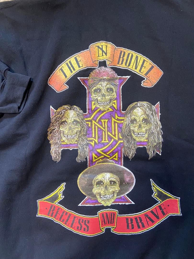 ミュージシャン The BONEZ Skull Cross Hoodie XXL