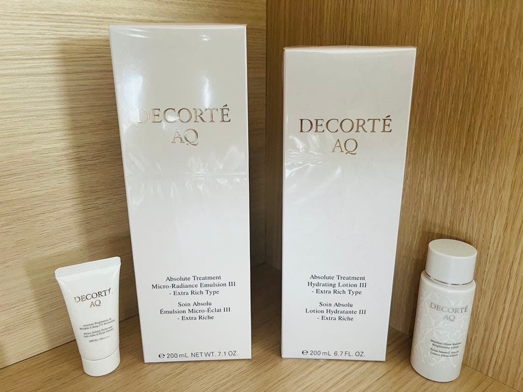 デコルテAQ アブソリュート 乳液Ⅲ & 化粧水Ⅲ エクストラリッチタイプ