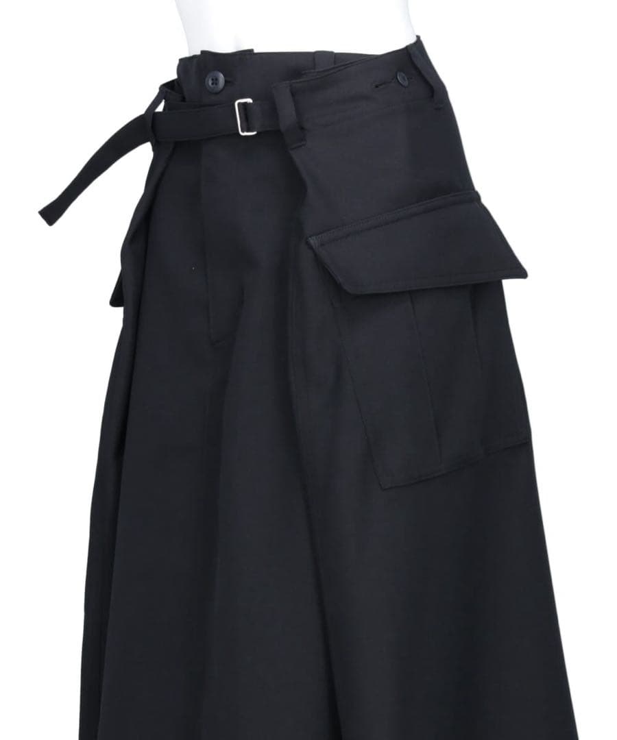 スカート ANREALAGE WRAP POLYESTER MILITARY SKIRT