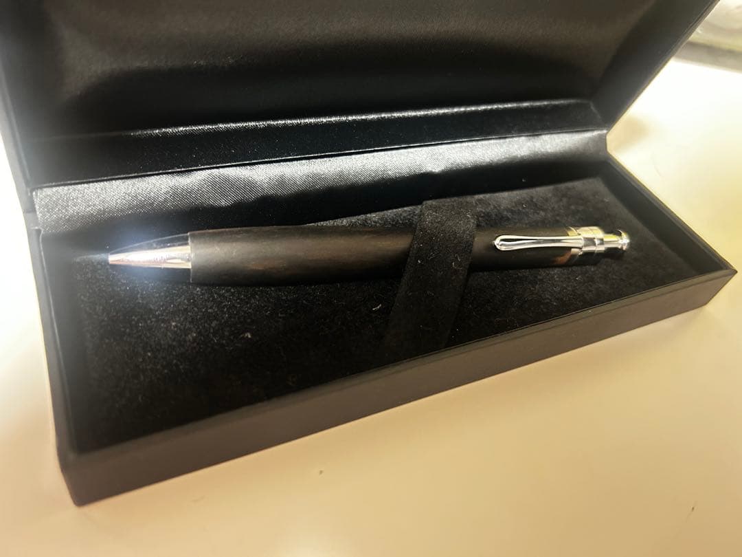 【最終値下げ！！】 工房楔　黒柿孔雀杢　ルーチェペン