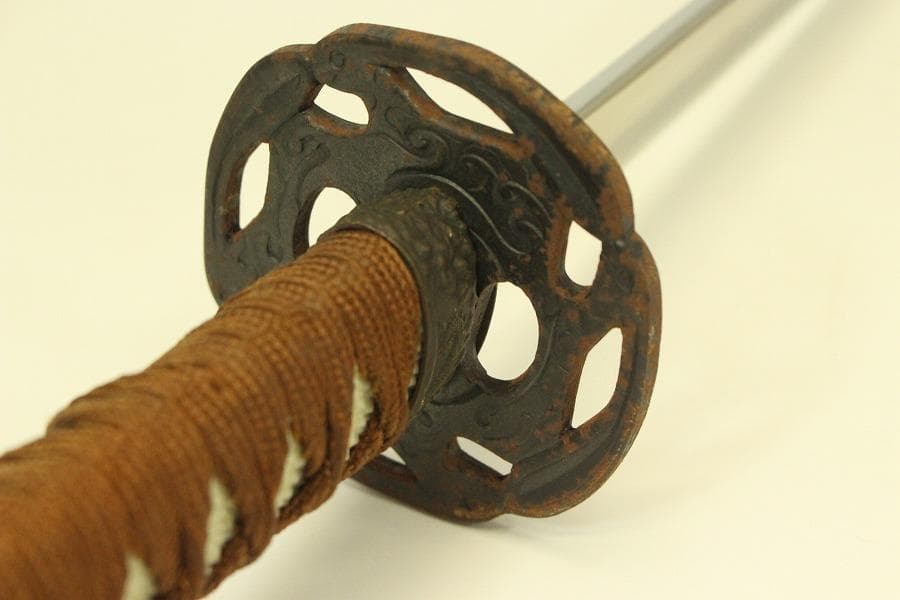 武具 模造刀 大刀 小刀 セット 鞘龍彫刻(メ1483)