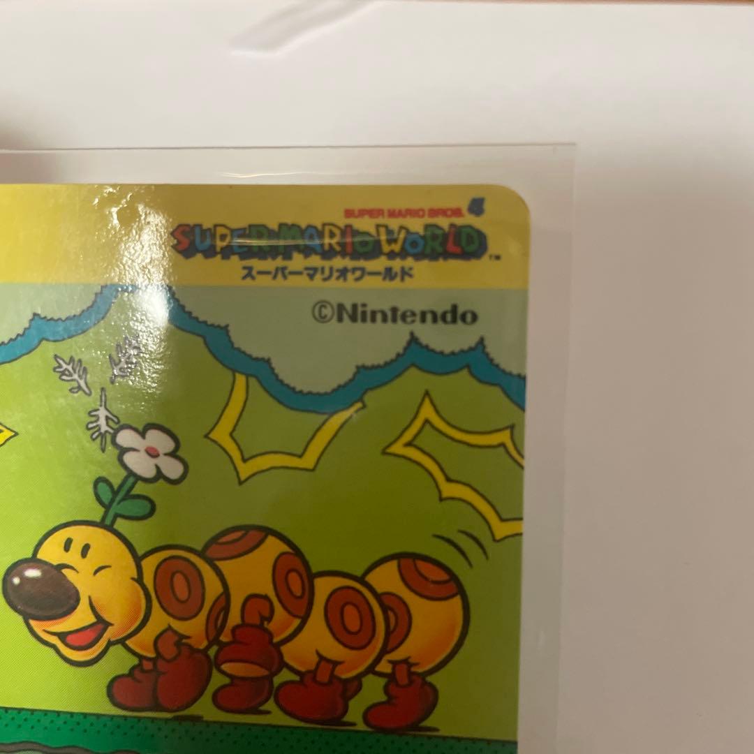 スーパーマリオワールドカード　ハナチャン　トップサン　任天堂　トップ製菓