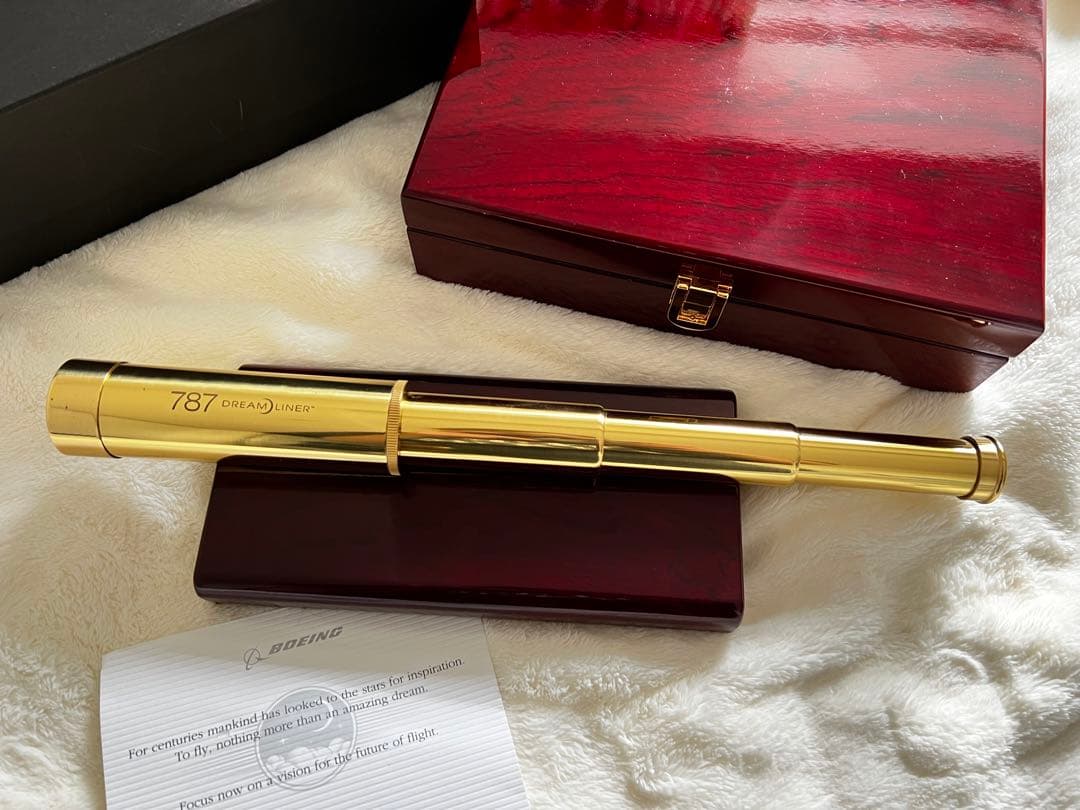 ANA 全日空　boeing 787 望遠鏡　非売品　レア　飛行機