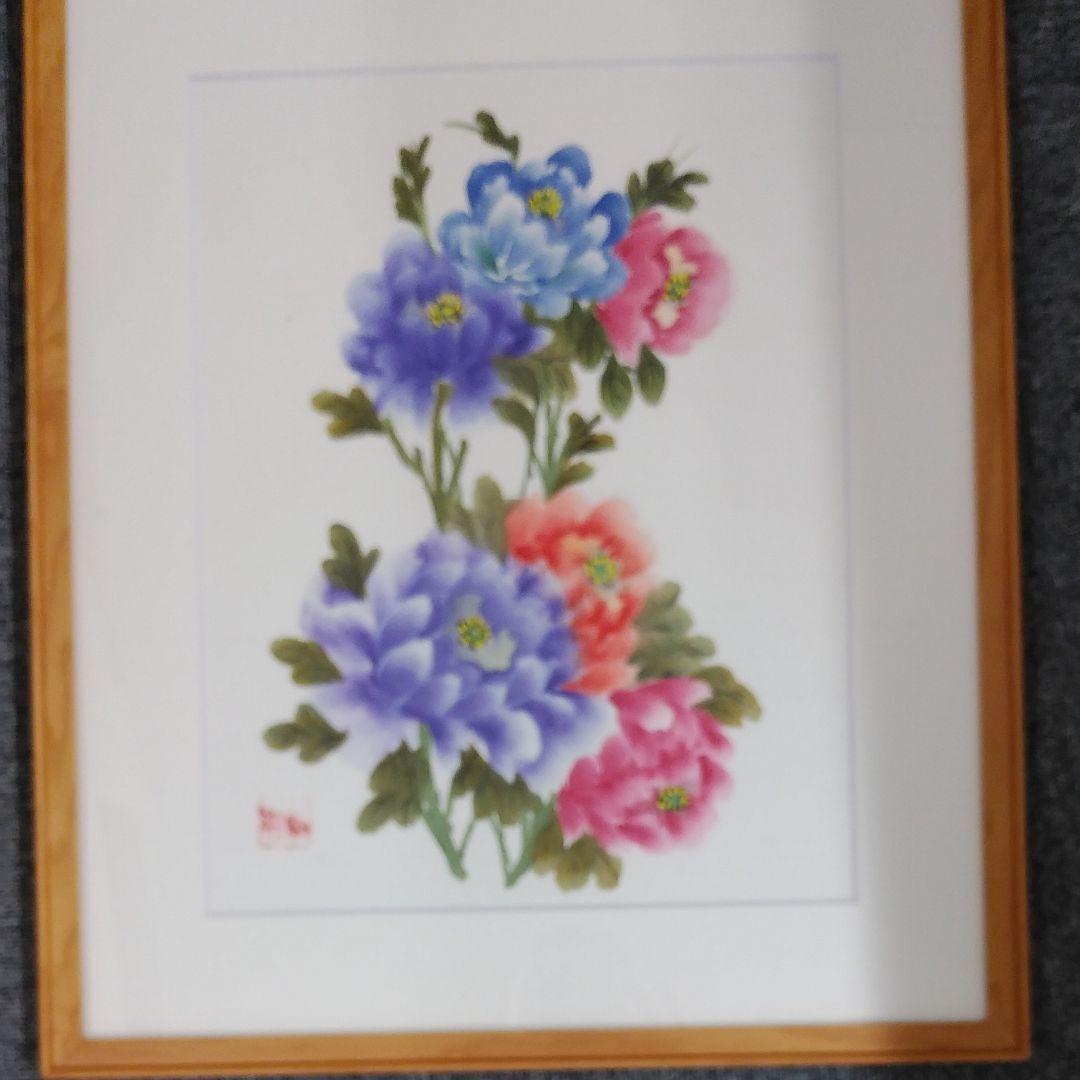 自作の岩彩画です！