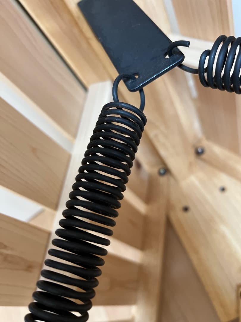 折りたたみ　すのこ　ベッド　中居木工　シングル　ハイタイプ