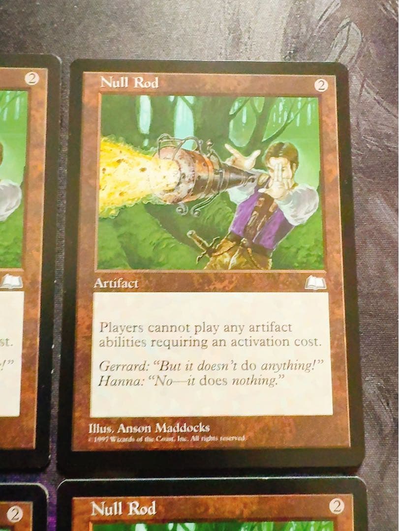 無のロッド　英語　4枚セット