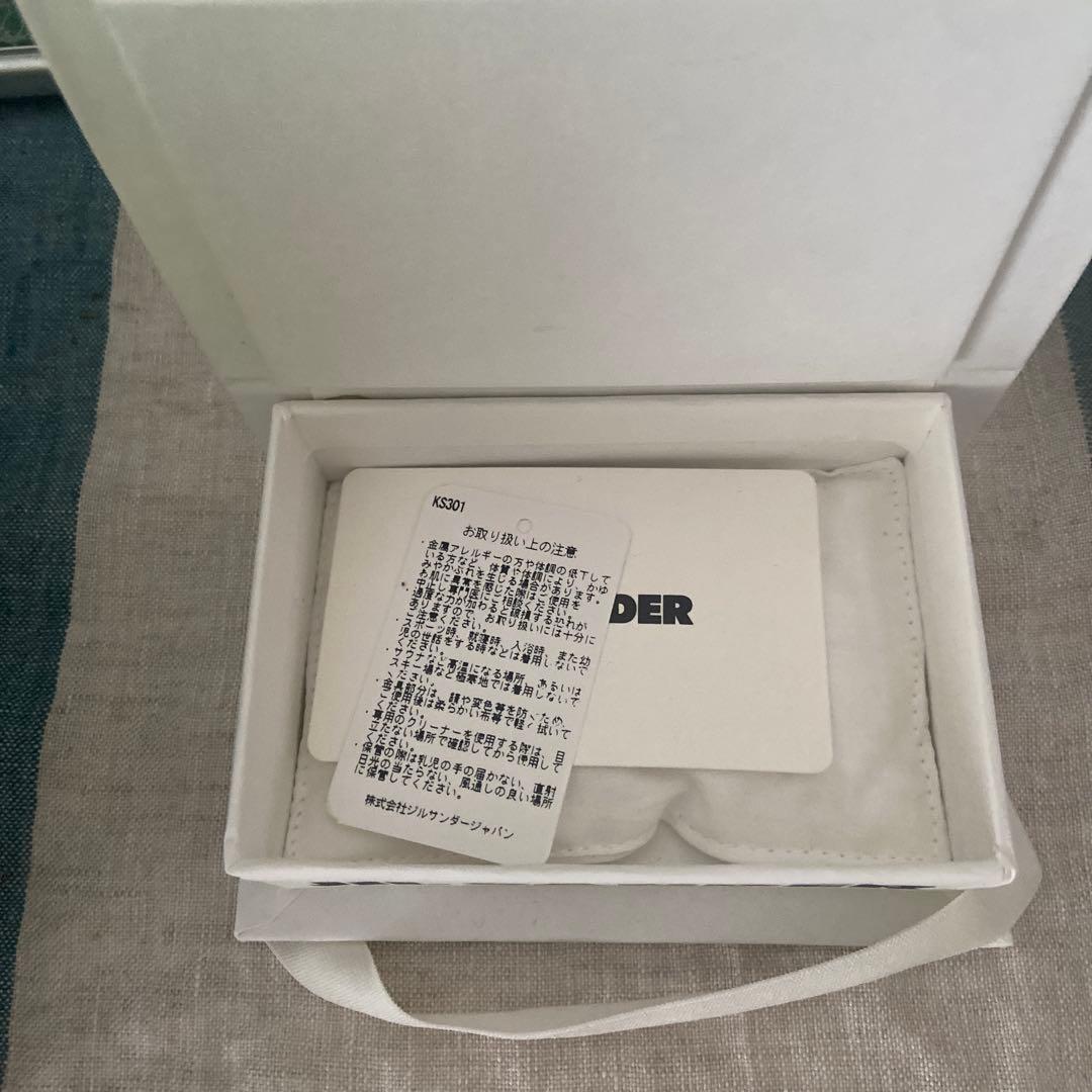 【新品・未使用】ジルサンダー フープピアス