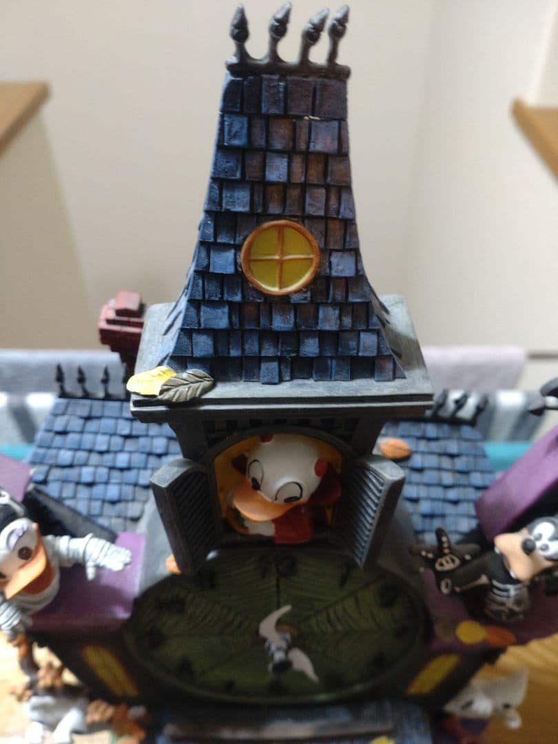 Disney　ミッキー 　ドナルド他ハロウィン掛時計