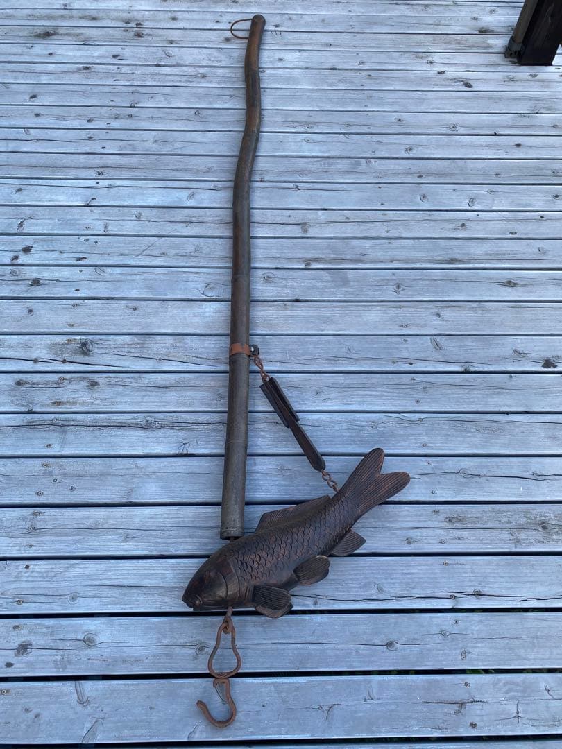 自在鉤　囲炉裏　アンティーク　骨董品　古民家