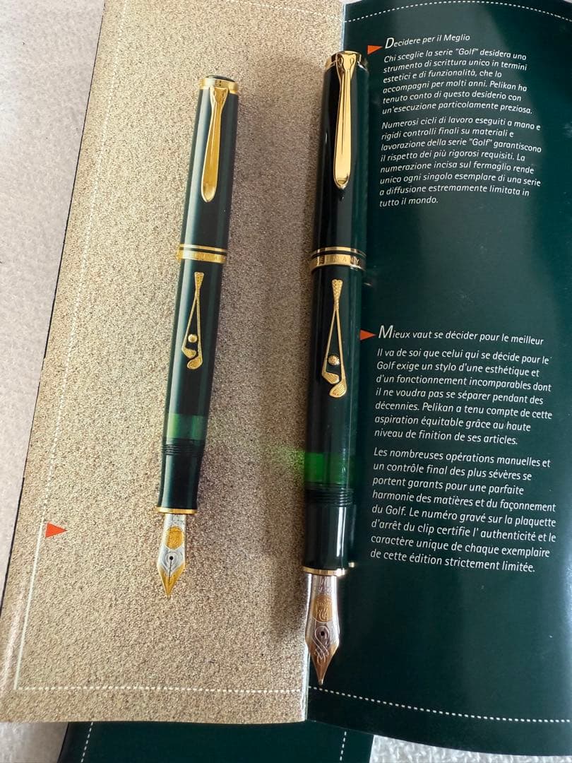 ペリカン万年筆限定品、ゴルフ