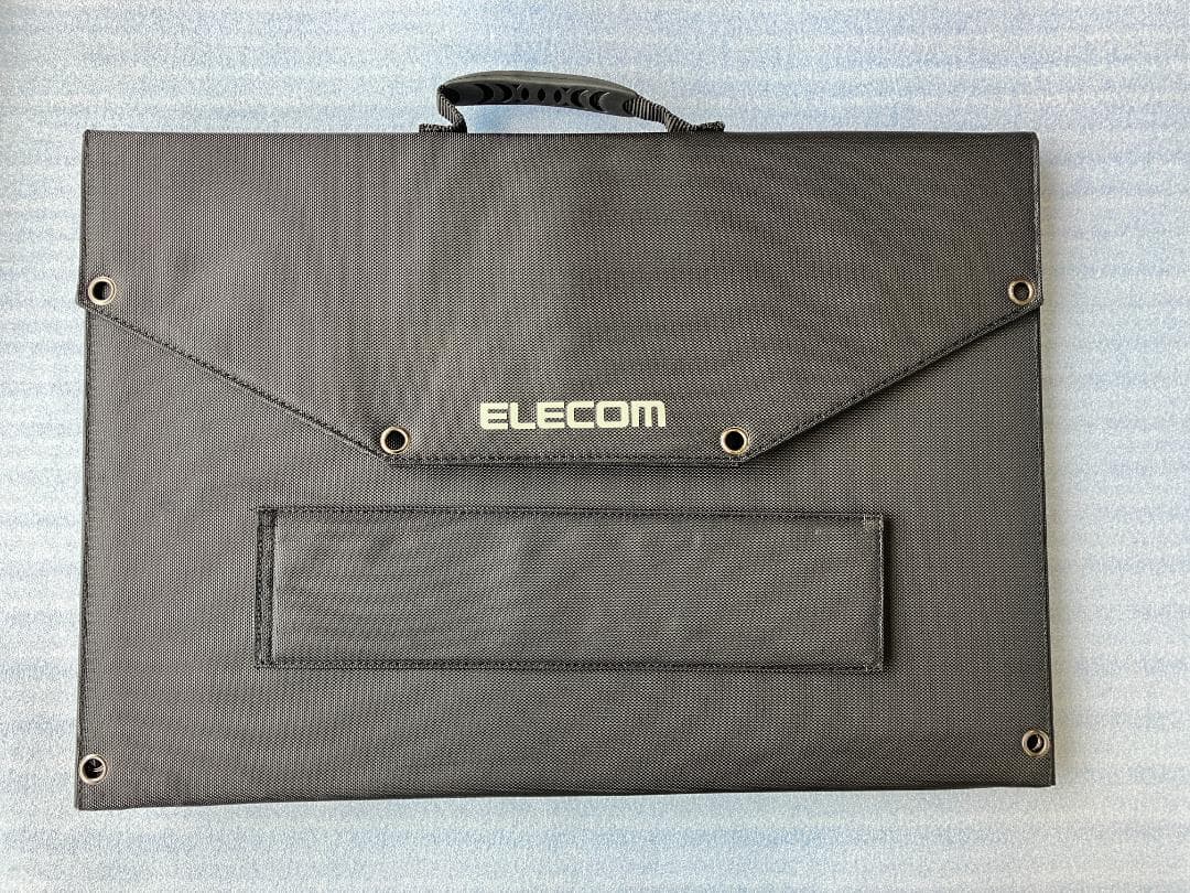ELECOM エレコム　ソーラパネル充電器　MPA-S02BK