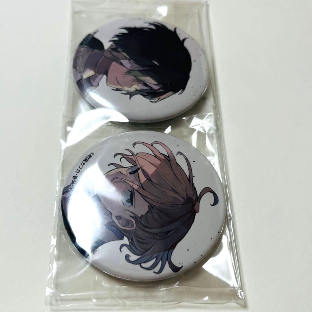 文豪ストレイドッグス 太宰治中原中也 15歳 フィギュアアニメイト特典　缶バッジ