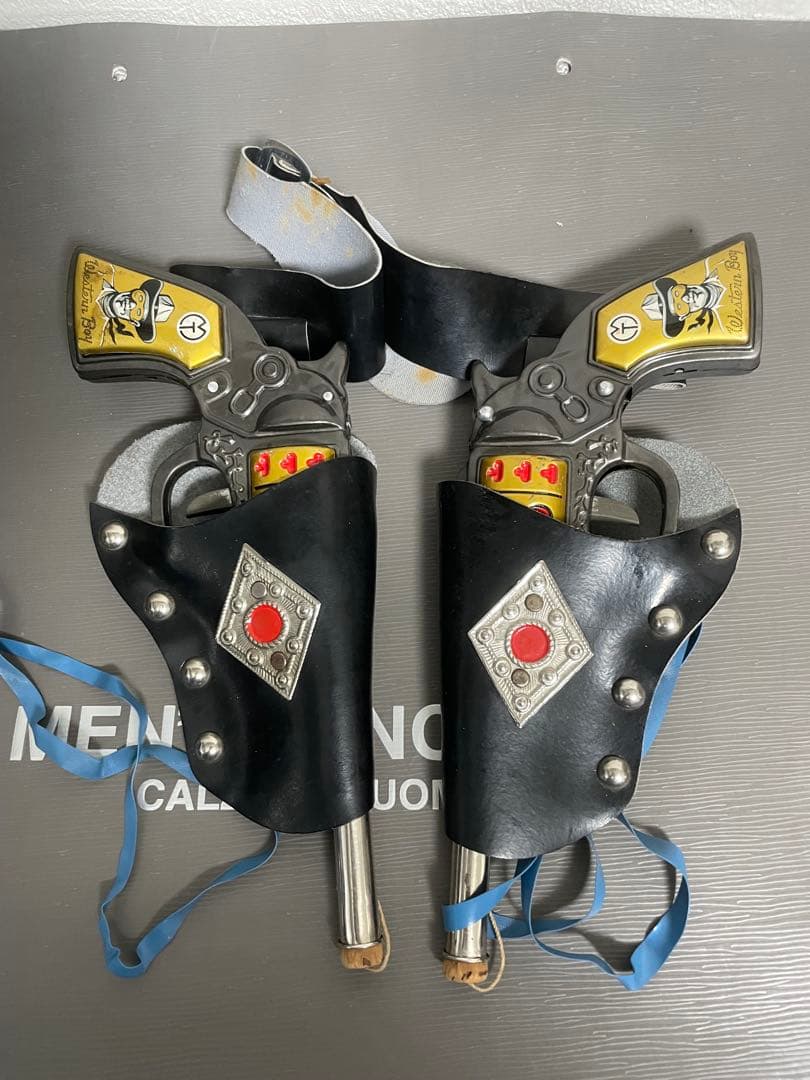 #希少 月光 少年忍者部隊 二挺拳銃 と同じトイガンセット ホルスター付き