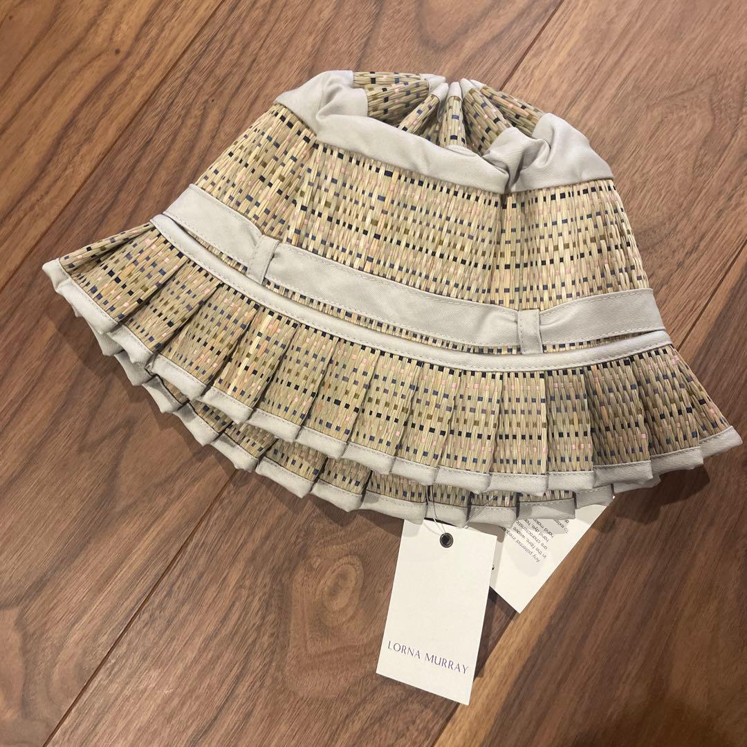 Lorna Murray 麦わら帽子 グレージュ　正規品　Medium