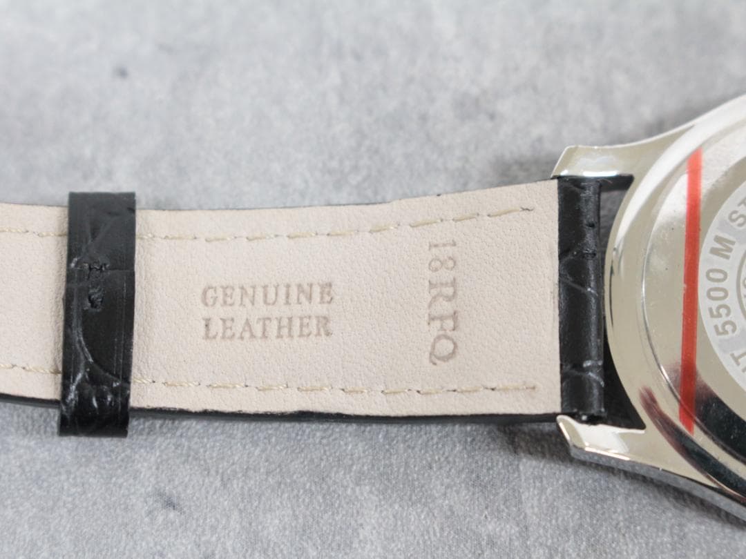 ▲GUCCI/グッチ 腕時計 5500M クォーツ レザーベルト