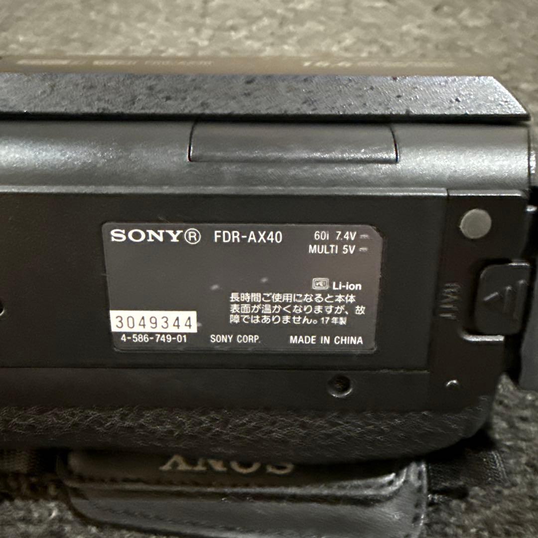 SONY FDR-AX40 4Kデジタルビデオカメラ 撮影確認済 / ソニー