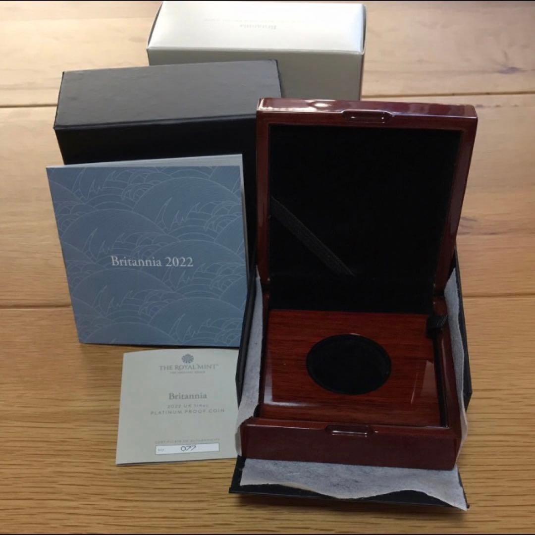 ★tomboさま専用★【最高鑑定】2022 ブリタニア　プラチナ貨1/4PF70