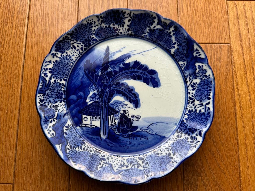 幕末〜明治初頭　7寸皿　古伊万里　2枚セット