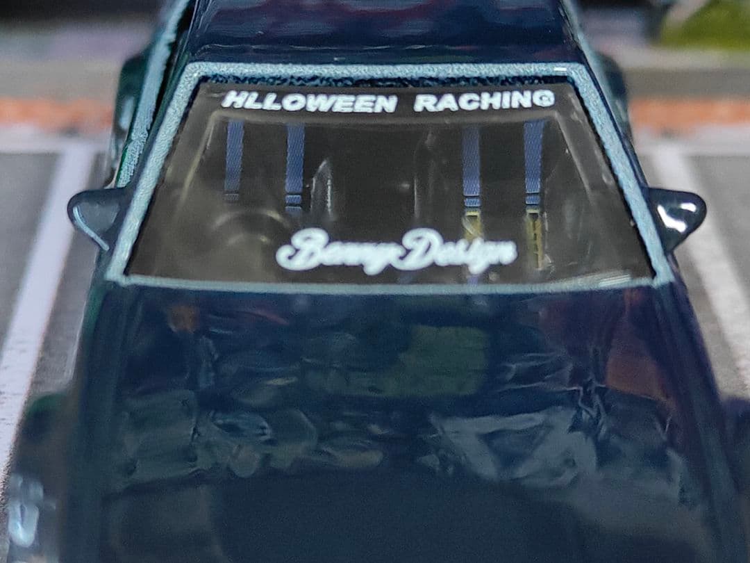 ホットウィールカスタム 日産 ローレル c33 フルエアロ☆深リム☆トミカ改造